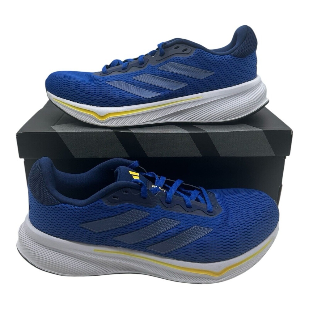 Adidas Response Running Shoes Men's Size 9.5 Royal Blue Spark Athletic Sneakers